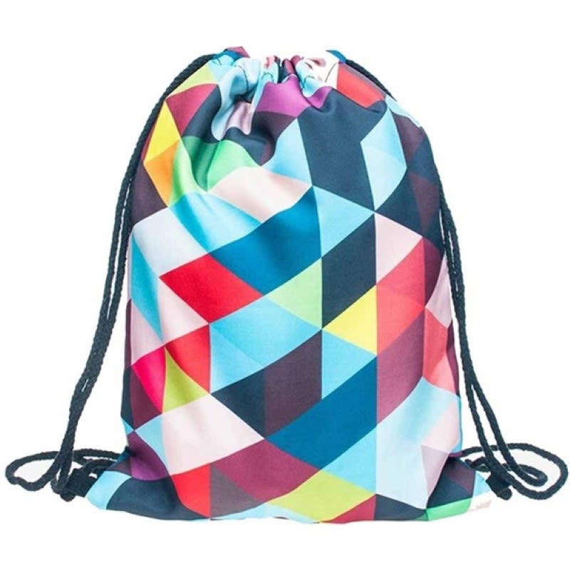 Rush Full Color Drawstring Backpack Sports Bags