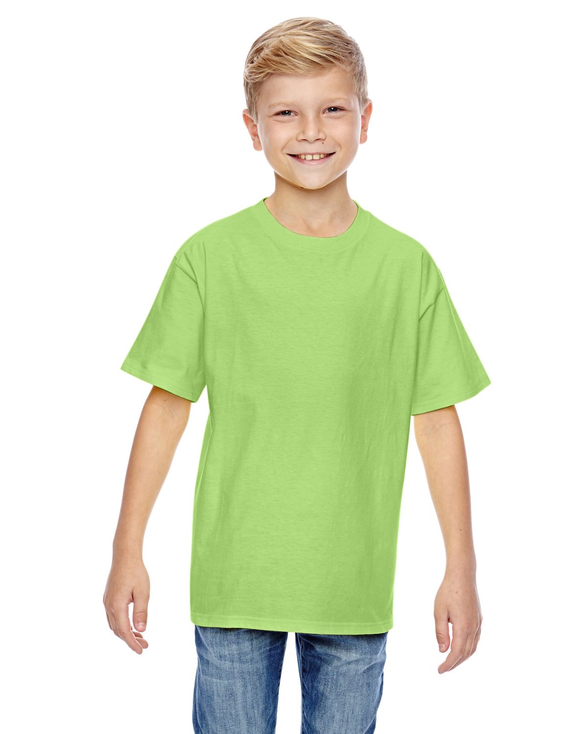 Hanes Youth 4.5 Oz., 100% Ringspun Cotton Nano-t&reg; T-shirt