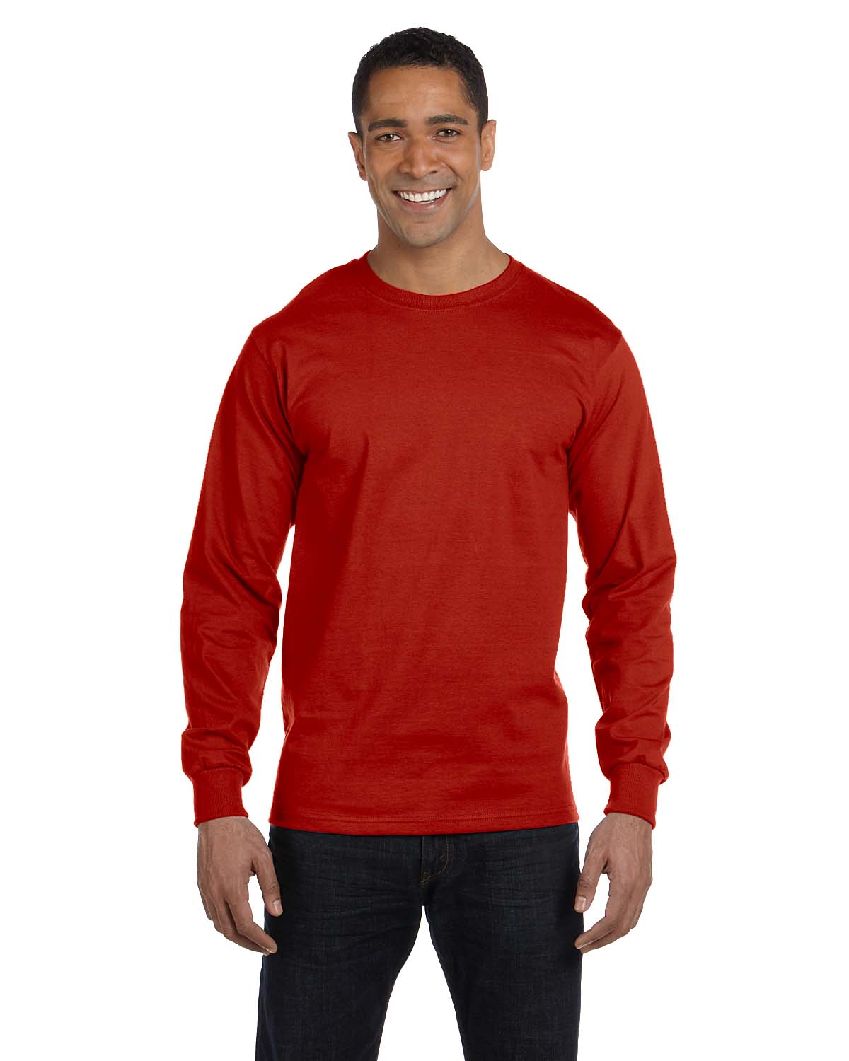 Hanes 5.2 Oz. Comfortsoft&reg; Cotton Long-sleeve T-shirt