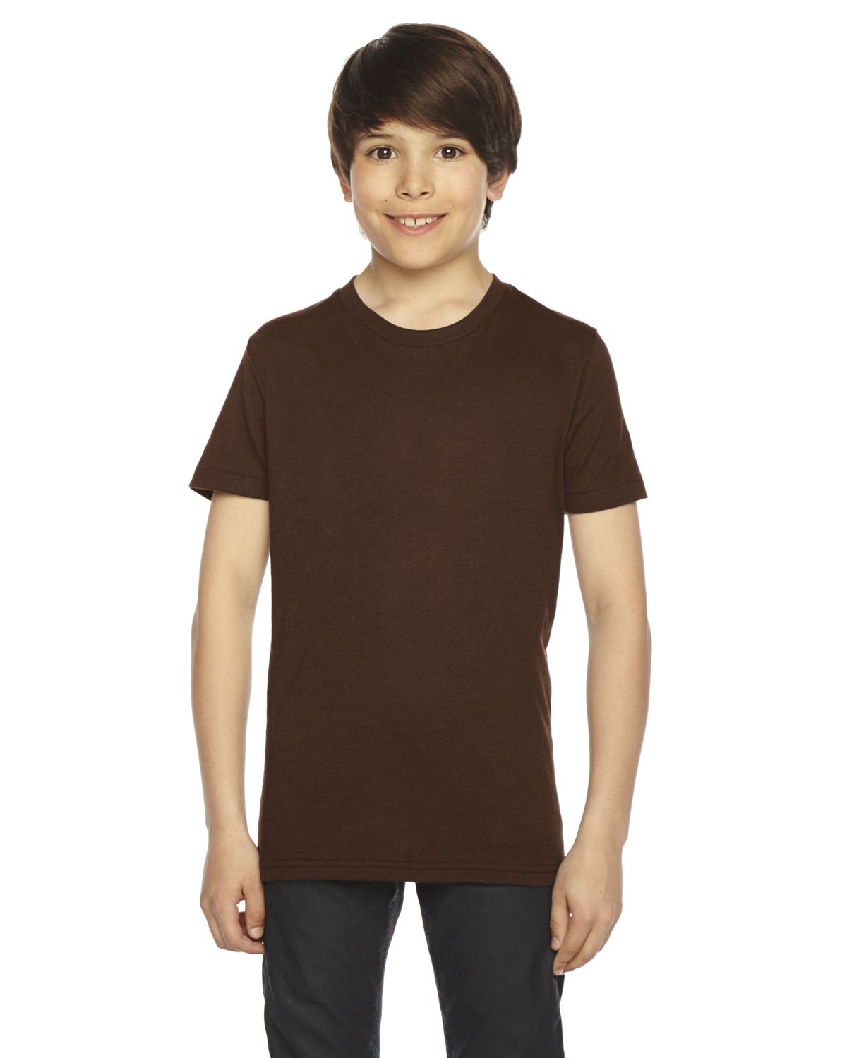 American Apparel Youth Poly-cotton Short-sleeve Crewneck