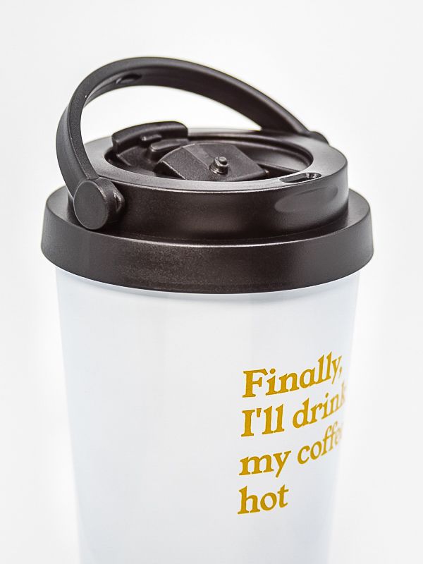 001_17 Oz. Custom Printed Travel Coffee Tumblers With Handle - Tumbler