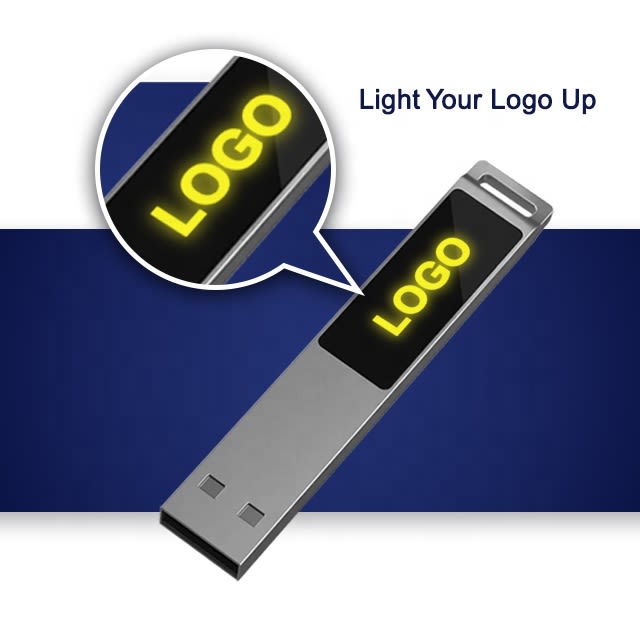 Custom LED Logo USB Drive Sticks - Led Usb