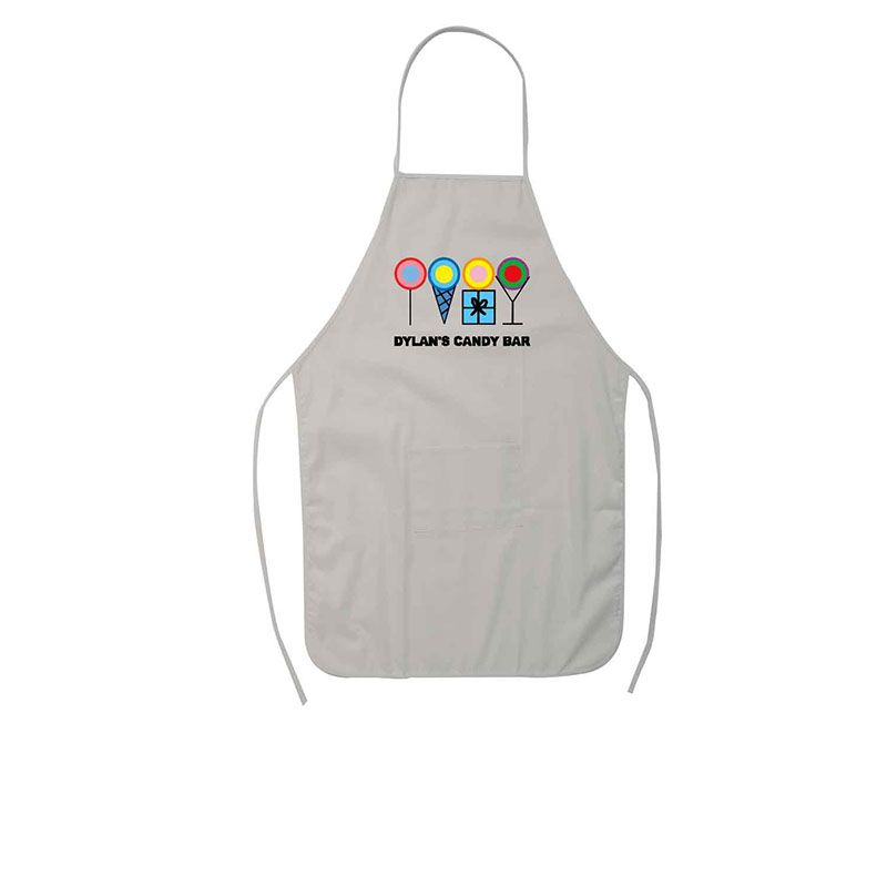 White - Full Color Adult Apron