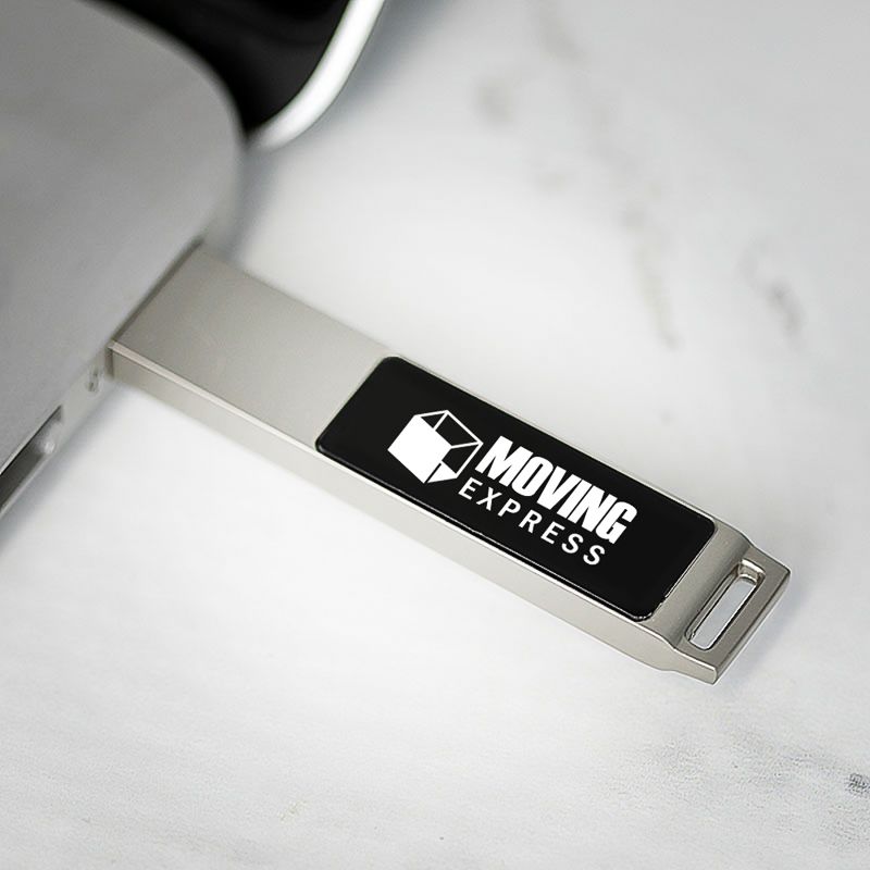 01Custom LED Logo USB Drive Sticks - Compact