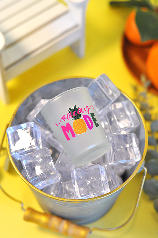 Customized Frosted Shot Glass - Bar