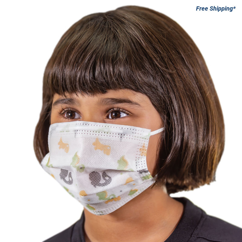 3-Ply Kids Disposable Face Masks