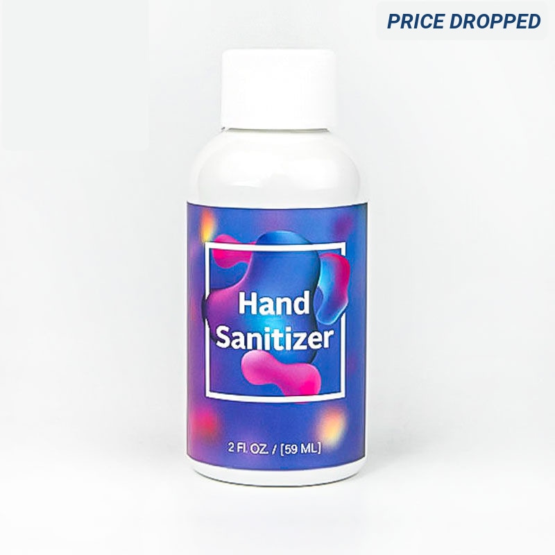 2 Oz Premium Hand Sanitizers With Full Color Custom Label