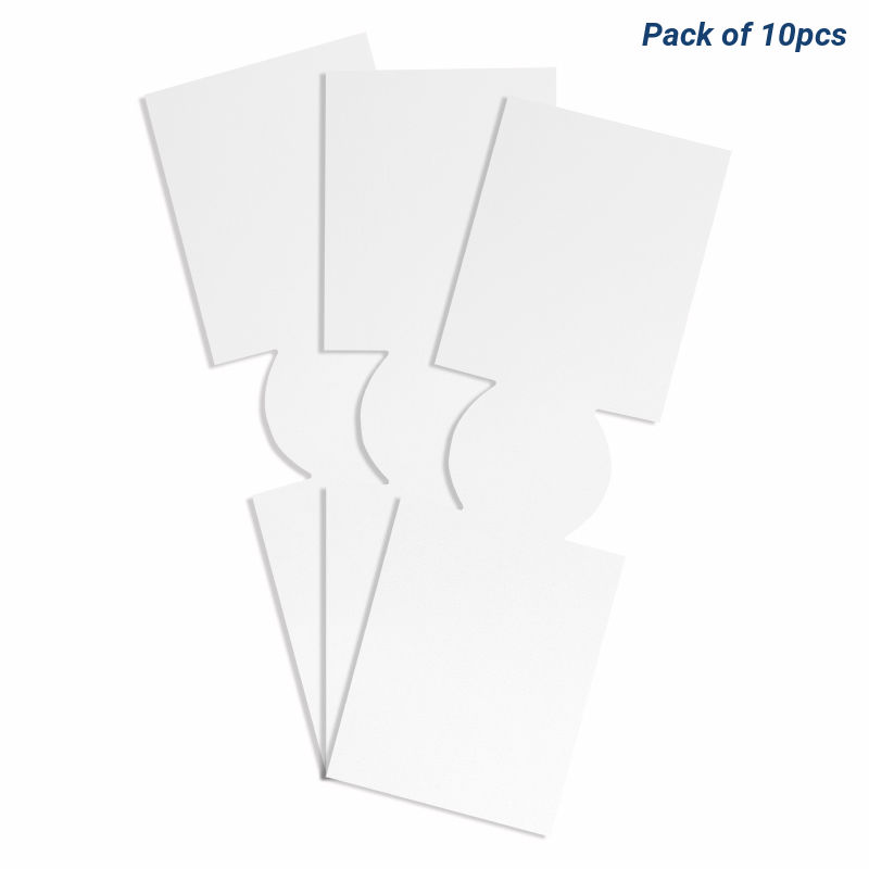 Unsewn White Slim Coolies For Sublimation Printing - Pack Of 10pcs - Blank Sublimation