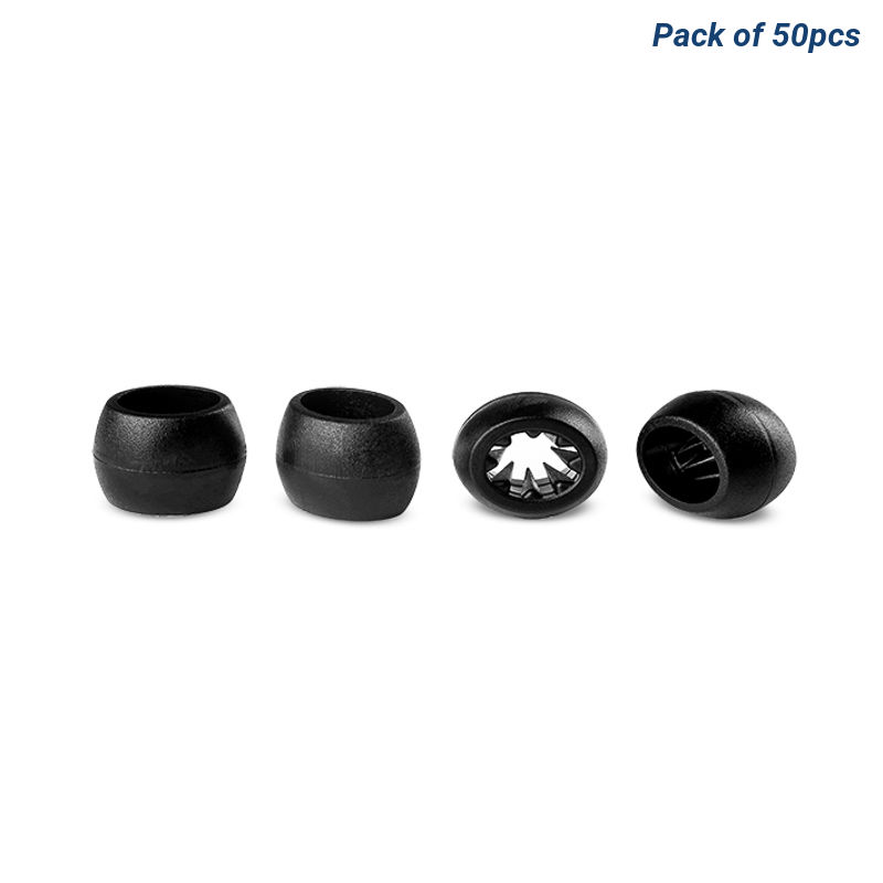 Plastic Sliding Locks For 5/8 Inch Satin Cloth Wristbands - Pack Of 50pcs - Cloth Wristband