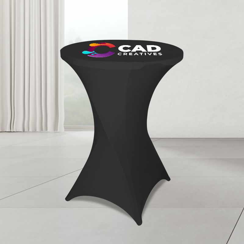 Custom Round Cocktail Table Covers