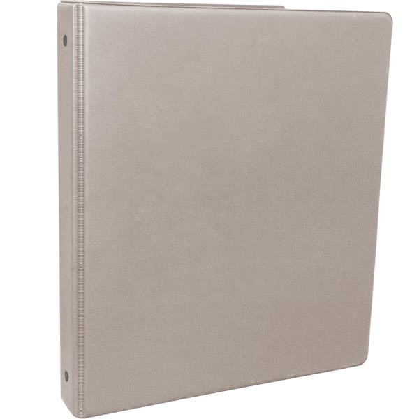 1 Inch Round 3-Ring Binder with Pockets - Office