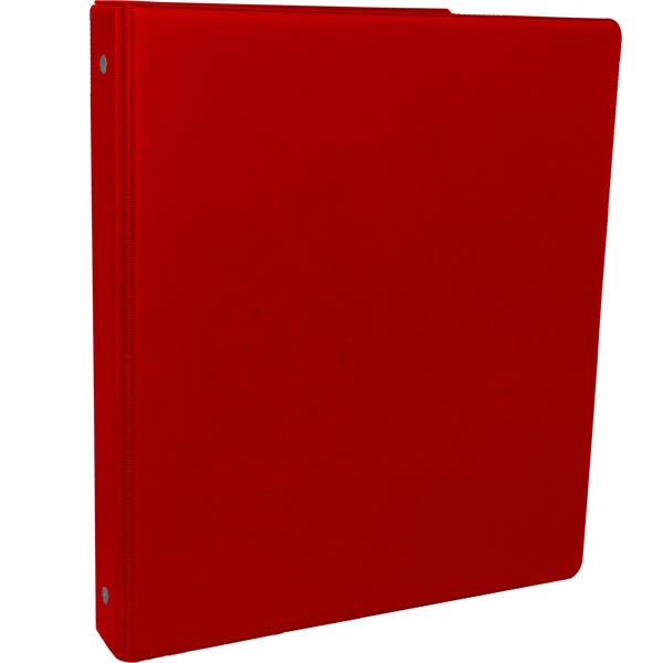 1.5 Inch Round 3-Ring Binder with Pockets_Maroon - Office