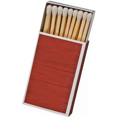 Full Color Matchboxes with 23 2-Inch Matchsticks - Custom Lighter