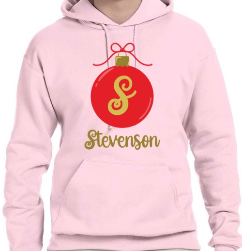 Christmas Ornament Family Monogram