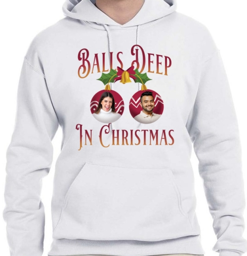 Balls Deep Custom Photo Christmas