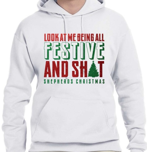 Look At Me Being All Festive Glitter Christmas