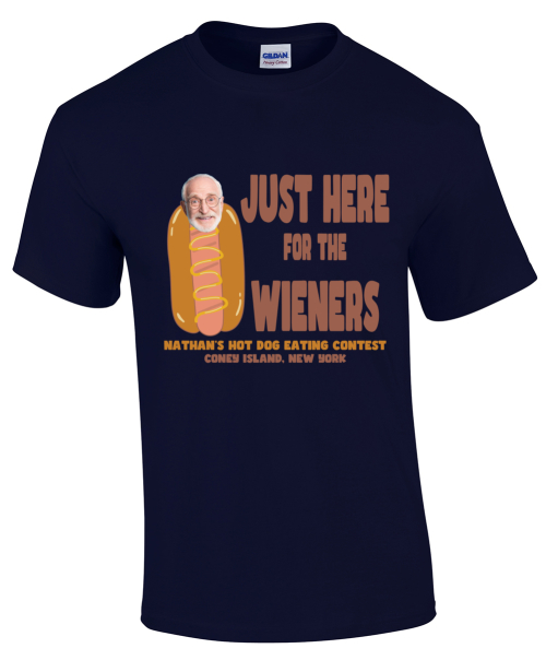 Funny Hot Dog Custom Photo Just Here For The Wieners