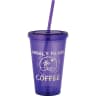 Purple Tumbler - 16 oz. - Ice Coffee