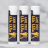 White Flavored Beeswax Lip Balm with One Imprint Color - Skin Care