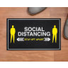 Stay Apart Rectangle Social Distancing Stickers - Social Distancing, Floor Stickers, Wall Stickers, Social Distancing Stickers, Stay Apart, 6ft Apart, 6 Feet Apart, 6 Ft Social Distance, 6 Feet Social Distance, 6ft Social Distancing, 6 Ft Social Distancing, Social Distancing