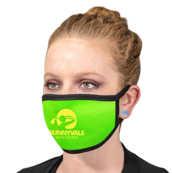 Custom Fluorescent Neon Printed Reusable Face Masks
